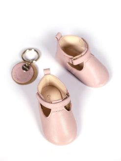 Chaussons Bebes | Craie Studio Chausson B Rose