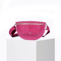 Belt Bags | Craie Studio Banane Smile Box Python Rose