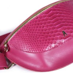 Belt Bags | Craie Studio Banane Smile Box Python Rose