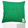 Beach Club | Craie Studio Housse De Coussin Coquillage Fruit Mint Vert