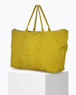 Grands Cabas | Craie Studio Sac 48H Coton Moutarde Jaune