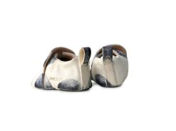 Chaussons Bebes | Craie Studio Chausson A Point Bleu Blanc