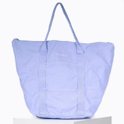 Grands Cabas | Craie Studio Sac 24H Coton Ciel Bleu