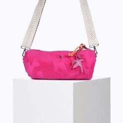 Beach Club | Craie Studio Sac Tube Eponge Panthere Fushia Rose